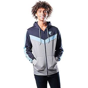 Ultra Game Men's Standard Soft Fleece Full Zip Jacket Hoodie, Team Color, Large