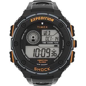 Timex Expedition Vibe Shock 50mm herenhorloge met kunststof band TW4B24200