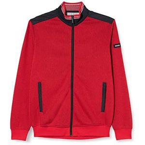 bugatti Heren 8700-35120 gebreide jas, rood, standaard, rood, XXL