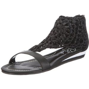 Blink Dex 37 Crochet Black 801250-E1 damessandalen, zwart, 36 EU