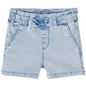 NAME IT Girl's NMFBELLA REG DNM 7780-YB D Shorts, Light Blue Denim, 122, blauw (light blue denim), 122 cm