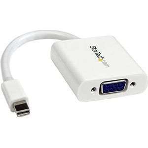 Startech.com Mini DisplayPort naar VGA adapter - Wit - 1080p - Thunderbolt naar VGA adapter - Mini DisplayPort adapter - mini DisplayPort naar VGA - mini DP VGA - mini DisplayPort naar VGA - mini