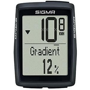 SIGMA BC 14.0 WL CAD Draadloze fietscomputer met kabel en vele functies | fietscomputer voor bergtochten | eenvoudig te gebruiken met grote knoppen en een duidelijk display