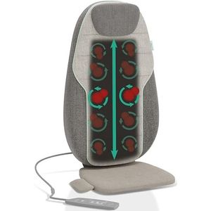 Zen Atlas massagestoel - realistische shiatsu-massage met Silicomfort Gel - verlicht spieren en verlicht spanning
