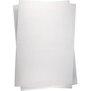 Shrink Plastic Sheets, vel 20x30 cm, Glans transparant, 10 vel