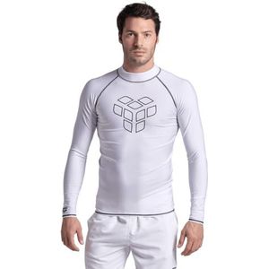 ARENA Men's Rash Vest L/S Graphic Rash Guard Shirt Heren