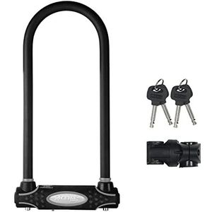 Master Lock Heavy Duty U-slot Fiets] [Sleutel] [Universele bevestigingsbeugel] [Gecertificeerd Fietsslot] [Lange Beugel] 8195EURDPROLW - voor Fietsen, Elektrische fietsen, MTB, Racefiets, Vouwfiets