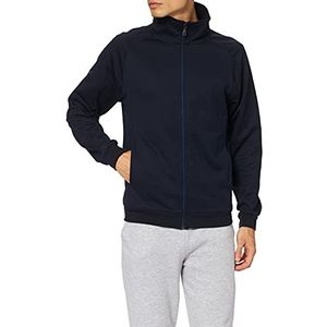 Trigema Raglanjack voor heren van sweatkwaliteit, navy, 5XL