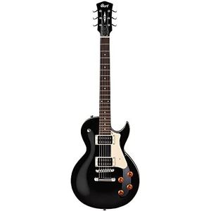 Cort CR100 gitaar, snaardikte 10-46, hoogglans zwart
