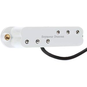 Seymour Duncan SDBR-1N-W Humbucker Single Formaat Duckbuckers Strat-microfoon voor elektrische gitaar, wit