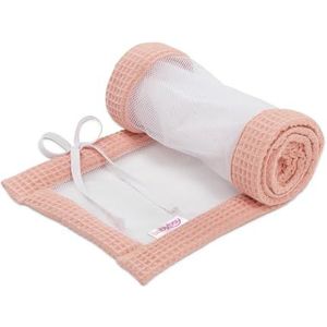 babybay Nestchen mesh-wafelpiqué geschikt voor model boxspring XXL, abrikoos rosé
