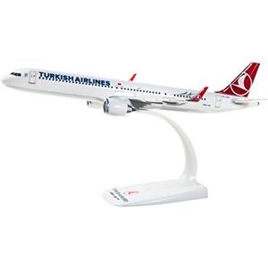Herpa - Airbus A321neo, Turkish Airlines, Wings, model vliegtuig met standaard, vliegtuigen, modelbouw, miniatuurmodellen, verzamelstuk, kunststof, Snap Fit - schaal 1:200, Meerkleurig