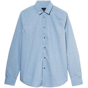 Shirt, Blauw 63w, 38
