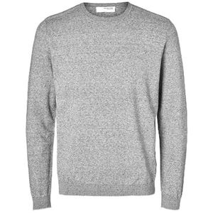 SELECTED HOMME Gebreide trui met lange mouwen, lichtgrijs gem., XXL