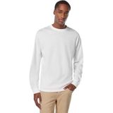 Relaxed-Fit Logo Long-Sleeved T-shirt, wit 101, S