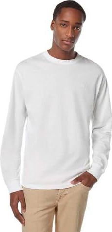 Relaxed-Fit Logo Long-Sleeved T-shirt, wit 101, S