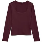 Vmmillion - Top - Lange Mouwen - Regular Fit - Vierkante Hals