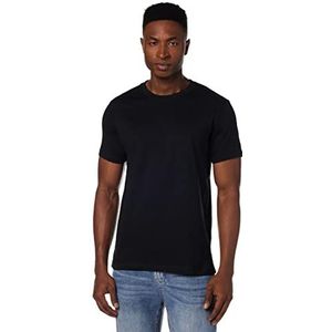 Urban Classics Heren T-shirt Basic Tee, top voor mannen, effen basic shirt, verkrijgbaar in vele kleuren, maten XS - XXL, zwart (7), XXL