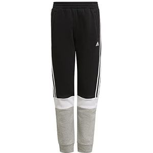 adidas B CB FL C Pt sportbroek voor kinderen, Zwart/Medium Grijs Heather/Wit, 9 Jaren