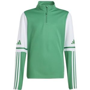 adidas Squadra 25 - Trainingstrui - Groen Wit - 1/4-Zip Kids