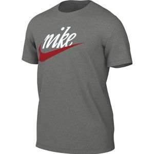 Nike Futura 2 T-shirt heren grijs, grijs (dark grey heather), XL
