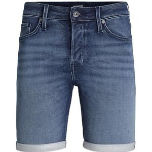 JACK & JONES Heren Jeans Shorts Regular Fit Jeans Shorts, Denim Blauw, XS