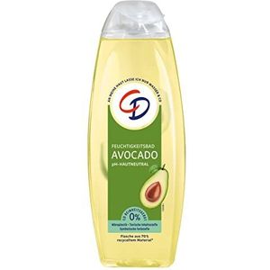 CD Vochtbad 'Avocado', 1 x 500 ml, veganistisch badaccessoire, verzorgt en hydrateert, met een zachte, frisse geur, zeepvrije lichaamsverzorging