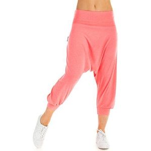 Winshape - WBE7 - Trainingsbroek - Neon-Coral - 3/4 Haremlook - Uniseks - Dansen en Fitness