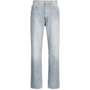 HUGO - Baggy Broek - Blauwe Denim - 100% Katoen