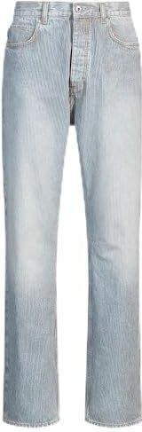 HUGO - Baggy Broek - Blauwe Denim - 100% Katoen