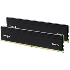 Crucial Pro RAM Desktopgeheugen 64GB Kit (2x32GB) DDR4 3200MHz, Intel XMP 2.0 - CP2K32G4DFRA32A