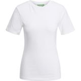 JJXX - BELLE - T-shirt - Wit - Aansluitende Pasvorm - Kwartmouw