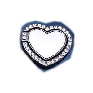 Ringhouder, Deluxe Glitter Diamond universele metalen ring grip houder voor iPhone 13 12 Pro Max 8 7 6s Plus, alle smartphones, hart (Mirror White Diamond)