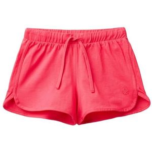 United Colors of Benetton Shorts voor meisjes en meisjes, Rood, 140 cm