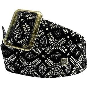 Get'M Get'M Riem Gitaar - Rock'N'Roll Black & Gold Brocade 2"" Gitaar Strap