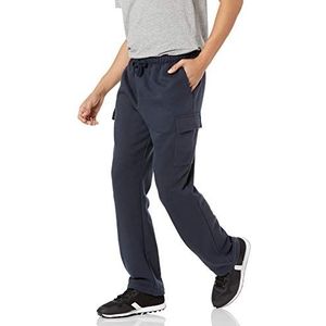 Amazon Essentials Cargo-fleece joggingbroek voor heren, marineblauw, XL
