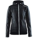 Craft Heren Leisure Zip Hood Jacket, Black, L