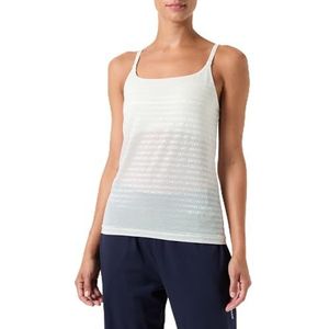 Emporio Armani All Over Logo Mesh Underwear Tank, yoghurt, L