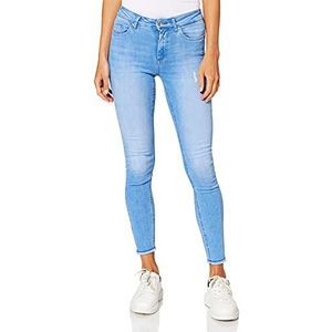 ONLY ONLBlush mid Ankle Skinny Fit Jeans voor dames, blauw (light blue denim), (XS) W x 34L