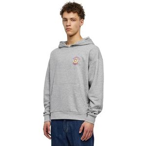 Urban Classics Heren Hoodie Big Peace Hoody Grey XXL, grijs, XXL