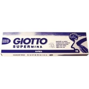 Giotto couleurs- 239008 Potloden Pack van 12- Donker