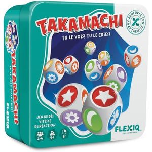 Asmodee FlexiQ Takamachi – gezelschapsspellen – gezelschapsspellen – gezelschapsspel – spel voor familie en kinderen vanaf 5 jaar – 2 tot 4 spelers – Franse versie
