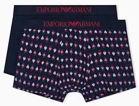 Emporio Armani - Classic Pattern Mix - Boxershorts - 2 Eenheden