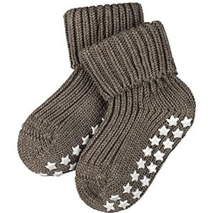 FALKE Uniseks-baby Stopper sokken Catspads Cotton B HP Katoen Noppen op de zool 1 Paar, Bruin (Pebble 5810), 80-92