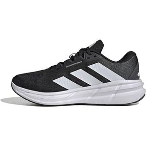 Adidas - Questar 3 - Hardloopschoenen - Zwart - Mesh - Bounce Demping