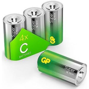 C Baby batterij GP Alkaline Super 1,5V 4 stuks