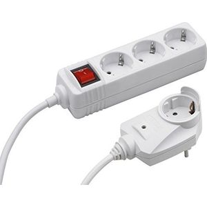 Meister Stekkerdoos 6 Plus 1, 2 M 3+1, Wit