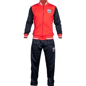 TopTen Joggingpak ""Coat of Arms"" - Gr. XL = 190 cm, rood-zwart