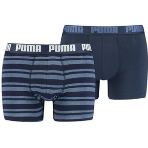 PUMA Heritage ondergoed voor heren, verpakking van 2 stuks, denim, XL