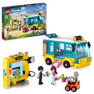 LEGO 41759 Friends Heartlake City Bus Speelgoed voor Meisjes en Jongens, Mini Poppetjes Voertuig Vriendschap Speelset met Paisley, Kerstcadeau voor 7+ Jaar Oude Kinderen (Amazon Exclusive Set)